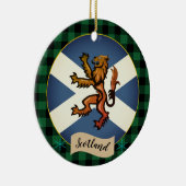 Schotse vlag, Rampant, Play, Schotland Keramisch Ornament (Rechts)