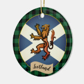  Schotse vlag, Rampant, Play, Schotland Keramisch Ornament (Links)
