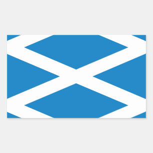 Schotse vlag rechthoekige sticker