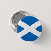 Schotse vlag ronde button 3,2 cm (Voorkant /achterkant)