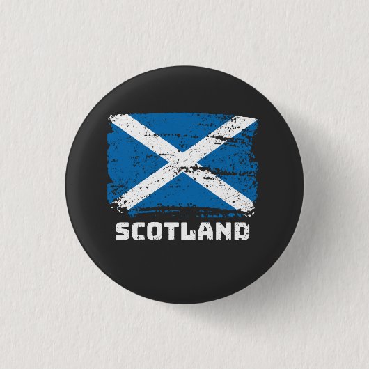 Schotse vlag ronde button 3,2 cm (Voorkant)