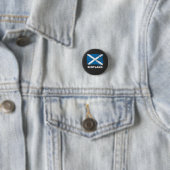 Schotse vlag ronde button 3,2 cm (In situ)