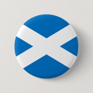 Schotse vlag ronde button 5,7 cm