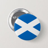 Schotse vlag ronde button 5,7 cm (Voorkant /achterkant)