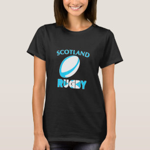 Schotse vlag Rugby Pride T T-shirt