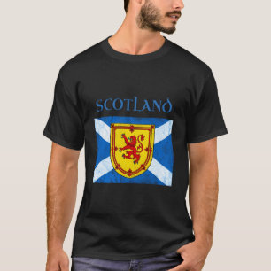 Schotse vlag Saltire Blue Royal Banner of Scotland T-shirt