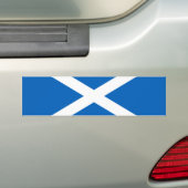 Schotse vlag (Saltire) (Schotse vlag) Bumpersticker (Op auto)