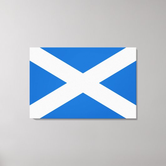 Schotse vlag (Saltire) (Schotse vlag) Canvas Afdruk (Voorkant)