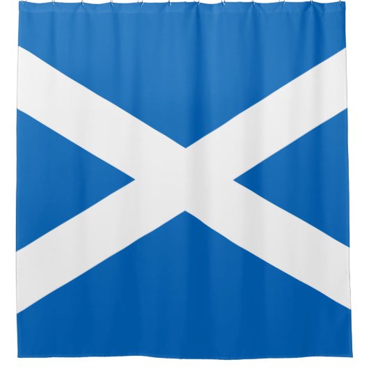 Schotse vlag (Saltire) (Schotse vlag) Douchegordijn (Voorkant)