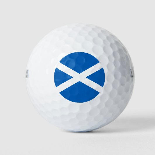 Schotse vlag (Saltire) (Schotse vlag) Golfballen (Voorkant)