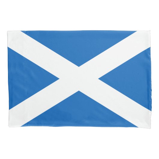 Schotse vlag (Saltire) (Schotse vlag) Kussensloop (Voorkant-Links)
