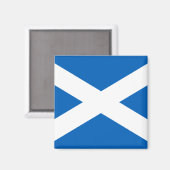 Schotse vlag (Saltire) (Schotse vlag) Magneet (Voorkant / Achterkant)