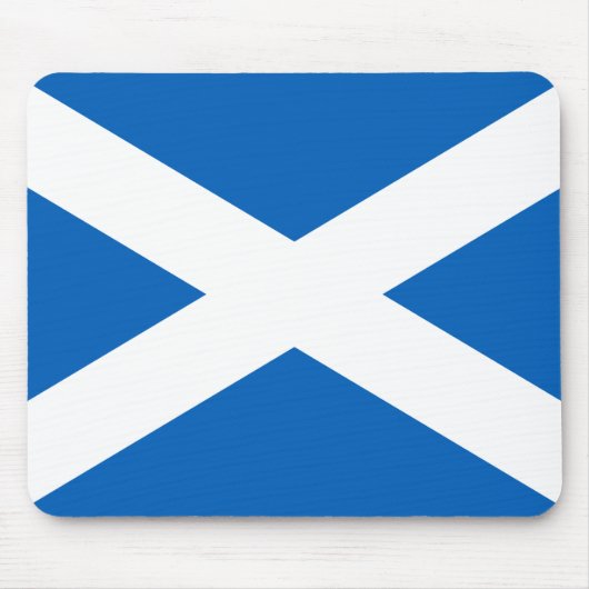 Schotse vlag (Saltire) (Schotse vlag) Muismat (Voorkant)