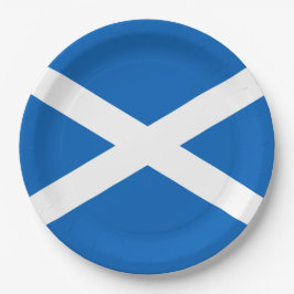 Schotse vlag (Saltire) (Schotse vlag) Papieren Bordje