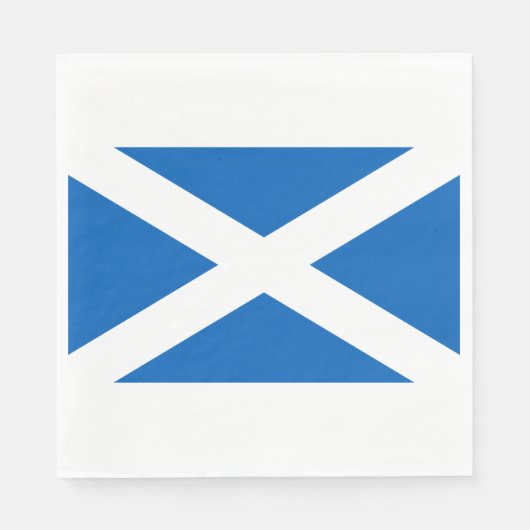 Schotse vlag (Saltire) (Schotse vlag) Servet (Voorkant)