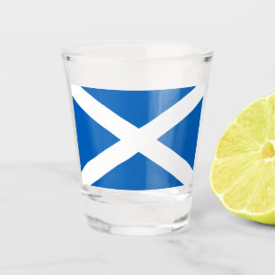 Schotse vlag (Saltire) (Schotse vlag) Shot Glas
