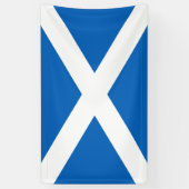 Schotse vlag (Saltire) (Schotse vlag) Spandoek (Verticaal)