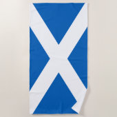 Schotse vlag (Saltire) (Schotse vlag) Strandlaken (Voorkant)