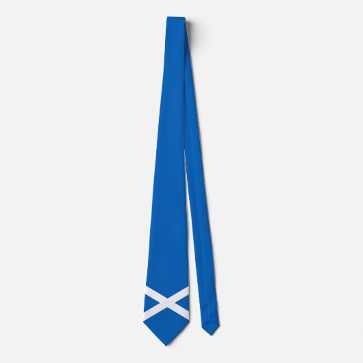 Schotse vlag (Saltire) (Schotse vlag) Stropdas (Voorkant)