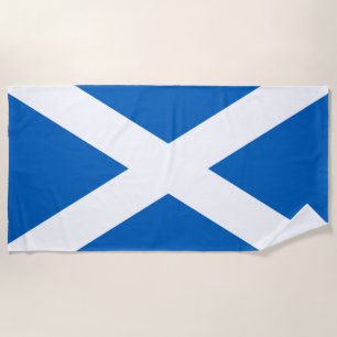 Schotse vlag (Saltire) (Vlag van Schotland) Strandlaken