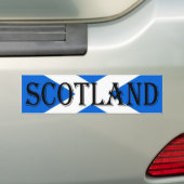 Schotse vlag Schotland Bumpersticker arc1 (Op auto)