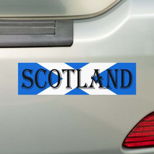 Schotse vlag Schotland Bumpersticker arc1 (Op auto)