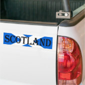 Schotse vlag Schotland Bumpersticker arc1 (Op Truck)