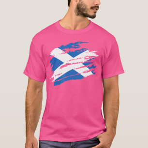 Schotse vlag Schotland Football Rugby Cricket T-shirt