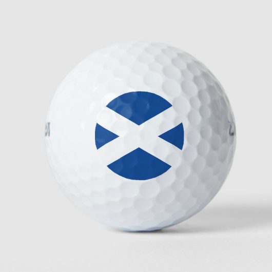 Schotse vlag Schotland golfballet cadeau Golfballen (Voorkant)