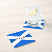 Schotse Vlag Schotland kust Kartonnen Onderzetters (Insitu)