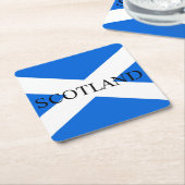 Schotse Vlag Schotland kust Kartonnen Onderzetters (Schuin)