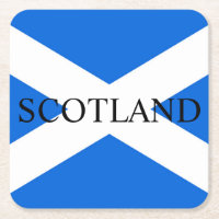 Schotse Vlag Schotland kust