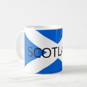 Schotse vlag Schotland mugcnt Koffiemok (Voorkant links)