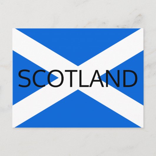 Schotse vlag Schotland pcnt Briefkaart (Voorkant)