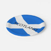 Schotse vlag Schotland ppcn Papieren Bordje (Gekanteld)