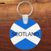 Schotse vlag Schotland Sleutelhanger boog1 (Voorkant)