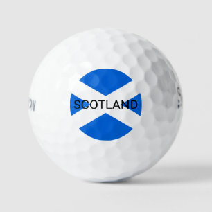 Schotse vlag Schotland SSF gbcnt Golfballen