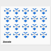 Schotse vlag Schotland stijf Hart Sticker (Vel)