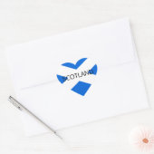 Schotse vlag Schotland stijf Hart Sticker (Envelop)