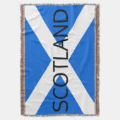 Schotse vlag Schotland tbcnt Deken (Voorkant Verticaal)