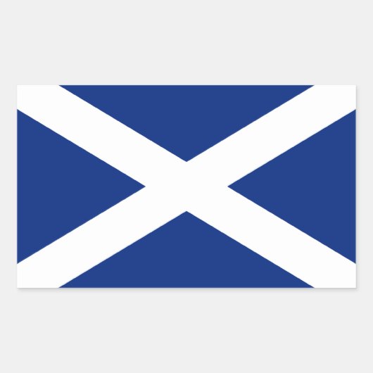 Schotse vlag - Schotse Saltire Stickers (Voorkant)