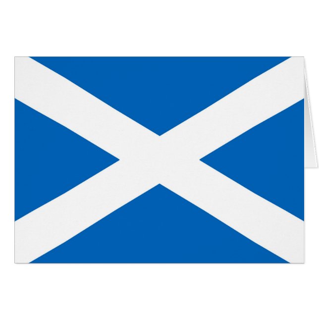 Schotse vlag Scottish Saltire (Voorkant Horizontaal)