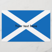 Schotse vlag Scottish Saltire Briefpapier (Voorkant)