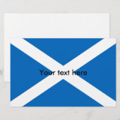 Schotse vlag Scottish Saltire Briefpapier (Voorkant / Achterkant)