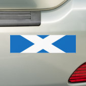 Schotse vlag Scottish Saltire Bumpersticker (Op auto)