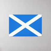 Schotse vlag Scottish Saltire Canvas Afdruk (Voorkant)