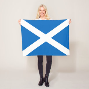 Schotse vlag Scottish Saltire Fleece Deken