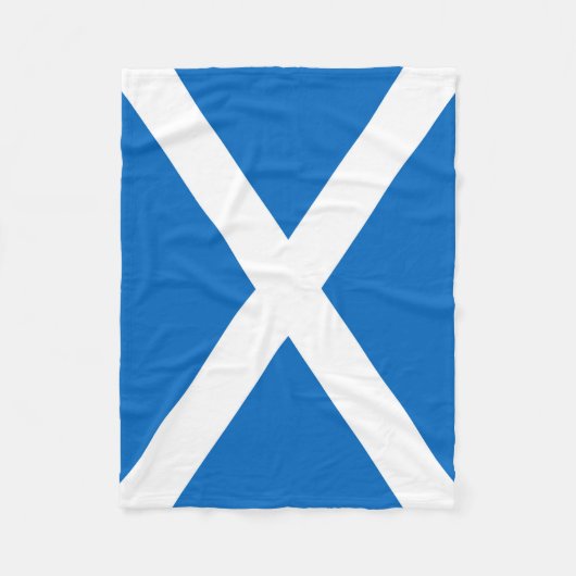 Schotse vlag Scottish Saltire Fleece Deken (Voorkant)