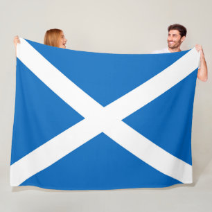 Schotse vlag Scottish Saltire Fleece Deken