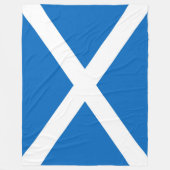 Schotse vlag Scottish Saltire Fleece Deken (Voorkant)